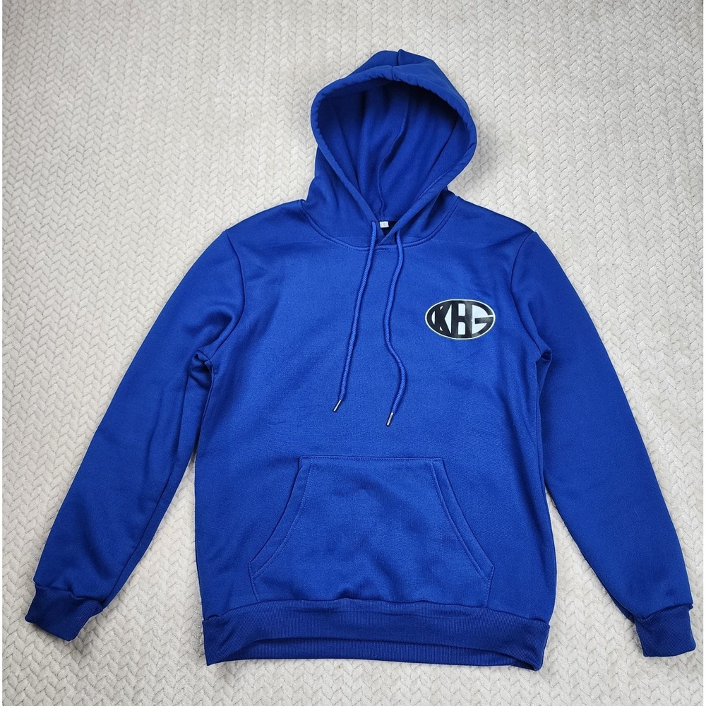 Kamogawa Boxing Gym Hoodie Hajime No Ippo Anime Manga Blue Small KBG Japan